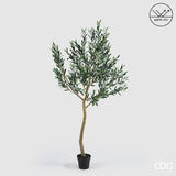 edg enzo de gasperi edg enzo de gasperi olivo con vaso h 200 cm pianta artificiale anti uv verde ean 8059824607607