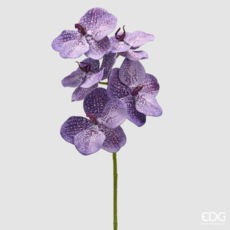 edg enzo de gasperi edg enzo de gasperi orchidea vanda ramo h 65 cm pianta artificiale viola ean 8059824615442