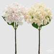 edg enzo de gasperi edg enzo de gasperi ortensia ramo con foglie ass h 50 cm pianta artificiale rosa o bianco 1 pz ean 8059824647160