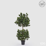 edg enzo de gasperi edg enzo de gasperi pianta artificiale agrifoglio h 140 cm con vaso anti uv verde per interno ed esterno ean 8059824655363
