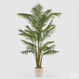edg enzo de gasperi edg enzo de gasperi pianta artificiale palma areca vogue con vaso h240 cm pianta decorativa realistica design moderno ean 8059824655028