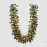 edg enzo de gasperi edg enzo de gasperi pino festone di natale argentato 170 miniled l 270 cm ip44 sage ean 8059824555571