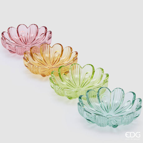 edg enzo de gasperi edg enzo de gasperi portacandela a forma di fiore ass h 4 cm d 14 cm multicolor 1 pz ean 8059824625229