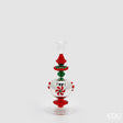 edg enzo de gasperi edg enzo de gasperi portacandela candy di natale h 25 cm green red ean 8059824510266