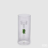 edg enzo de gasperi edg enzo de gasperi portacandela cilindro pino di natale h 20 cm d 9 cm green ean 8059824368850