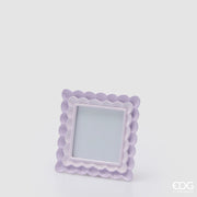 EDG Enzo De Gasperi Cadre Photo Volants Carré H 15 Cm L 15 Cm Lilas