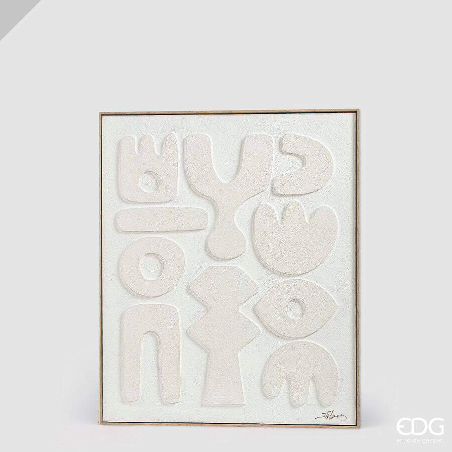 edg enzo de gasperi edg enzo de gasperi quadro abstract rettangolare symbol 100 x 80 cm decorazione parete design moderno casa ean 8059824670854