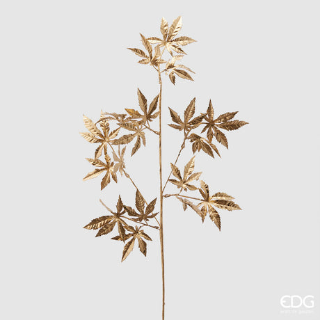 edg enzo de gasperi edg enzo de gasperi ramo acero natalizio h 75 cm oro ean 8059824207838