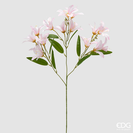 edg enzo de gasperi edg enzo de gasperi ramo giglio artificiale h 67 cm bianco rosa ean 8059824615886