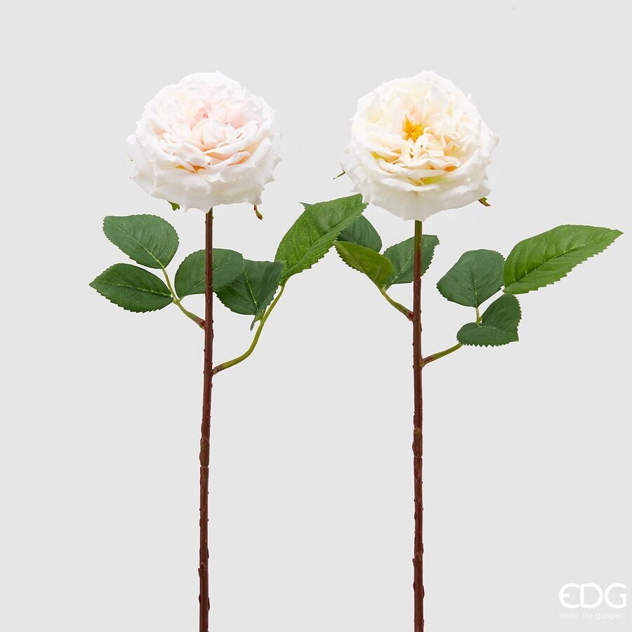 edg enzo de gasperi edg enzo de gasperi rosa alma olis 2 fg ass h 48 cm pianta artificiale bianco rosa 1 pz ean 8059824012005