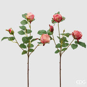 EDG Enzo De Gasperi Rose Olga Olis Branche Artificielle H 62 cm Rose 1 Pièce