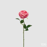 EDG Enzo De Gasperi Rose Branche avec Feuilles H 50 Cm Plante Artificielle Rose