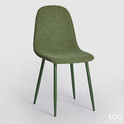 Chaise EDG Enzo De Gasperi Charton H 85 x L 40 x P 52 cm Couleur Vert Sauge