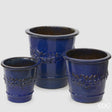 edg enzo de gasperi edg enzo de gasperi set 3 pz vaso atlas limoni svasato h 47 cm h 36 cm h 29 cm waterproof blu ean 8059824486448