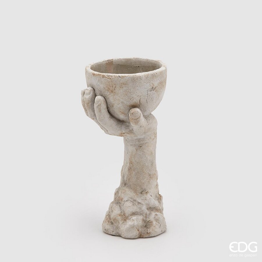 edg enzo de gasperi edg enzo de gasperi vaso cemento graal h 305 cm cemento waterproof grigio ean 8059824017253