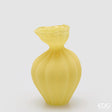 edg enzo de gasperi edg enzo de gasperi vaso flow sinuoso h 305 cm d 195 cm waterproof vetro satinato giallo ean 8059824630599