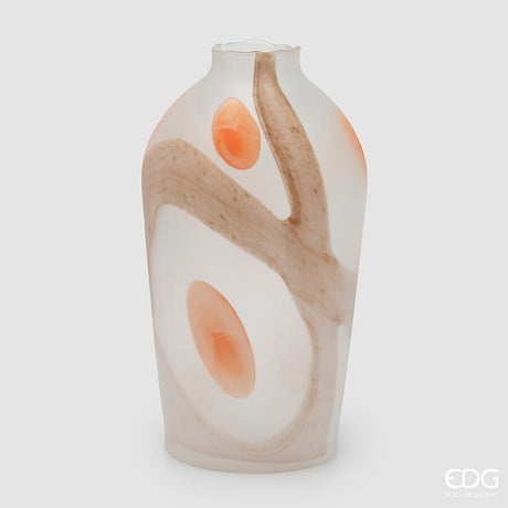 edg enzo de gasperi edg enzo de gasperi vaso macula anfora h 37 cm d 20 cm waterproof vetro mix orange ean 8059824618870