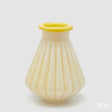 edg enzo de gasperi edg enzo de gasperi vaso righe con bordo h 28 cm d 23 cm waterproof vetro giallo ean 8059824619174