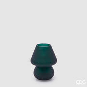 Lampe de table EDG Enzo De Gasperi Aura, abat-jour USB, H 15 cm, P 12 cm, vert