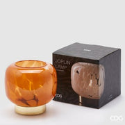 EDG Enzo De Gasperi Joplin Lampe H 14 Cm D 15,5 Cm Ambre