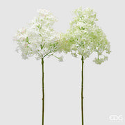 EDG Enzo De Gasperi Branche de lilas H 95 cm Blanc et vert clair 2 pièces