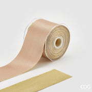 Ruban de Noël classique EDG Enzo De Gasperi 60 mm 10 m 2 - Face or