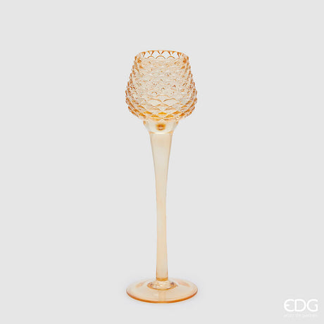 edg enzo de gasperi portacandela calice natale pigna h 26 cm d 7 5 cm amber ean 8059824408396