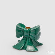 Bougeoir Bow EDG Enzo De Gasperi H 11 cm L 13 cm L 13 cm Vert