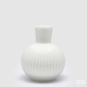 Vase Ampoule EDG Enzo De Gasperi H 35 cm P 29 cm Blanc