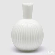 Vase Ampoule EDG Enzo De Gasperi H 48 cm P 34 cm Blanc