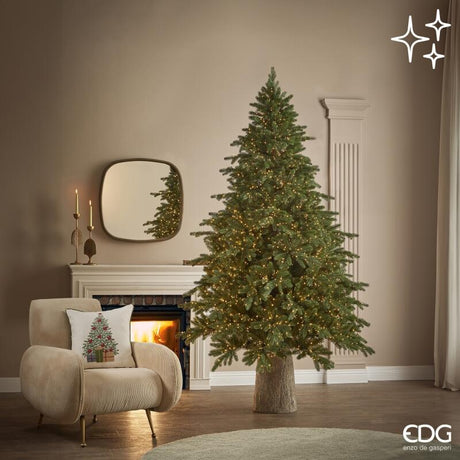 edg_enzo de gasperi edg_enzo de gasperi albero di natale pino imperial new 4 000 miniled h 210 cm d 140 cm uso esterno verde ean 8059824577351