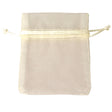 etm etm bag organza con tirante 8 x 10 cm sacchetto portaconfetti crema 12 pz ean 8058269842970
