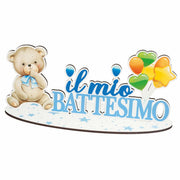 ETM Party Mon Baptême 35 cm H 16 Bleu clair