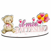 ETM Party Mon Baptême 35 cm H 16 Rose
