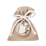 etm etm sacchetti ruota bag bomboniera portaconfetti 10 x 12 cm comunione avana 12 pz ean 8057500589100