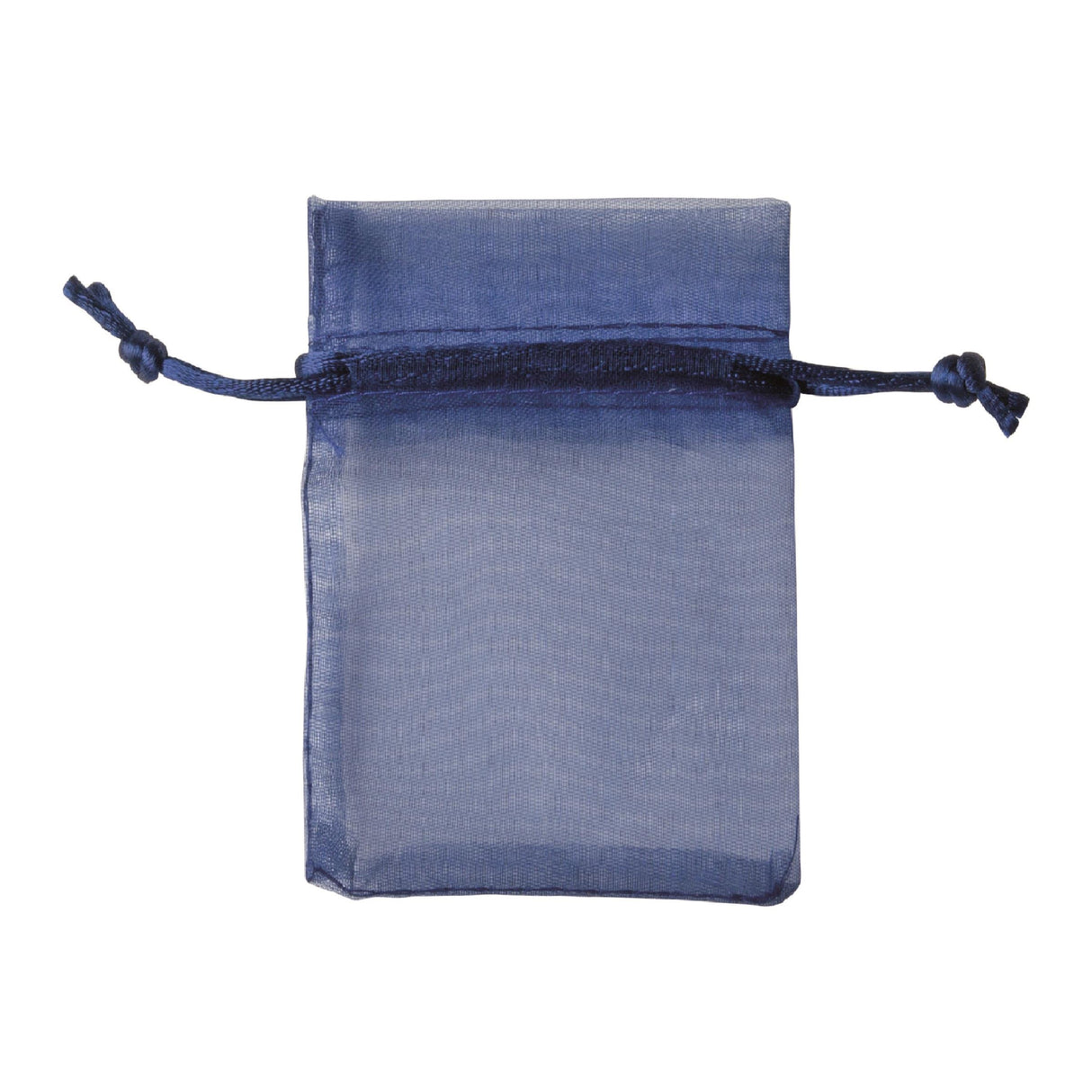 etm etm sacchetto bag organza con tirante bomboniera portaconfetti 8 x 10 cm blu 10 pz ean 8057500588851
