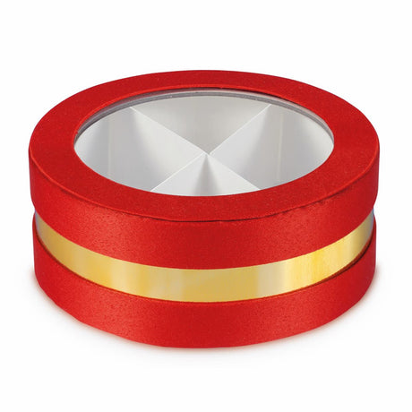 etm etm scatola invito box bomboniera d 10 cm h 4 cm rosso laurea 12 pz ean 8059793668661