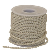Cordon ruban ETM 3 mm 25 m ivoire