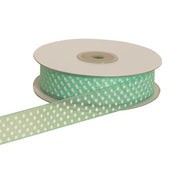 Ruban à pois en organza ETM 10 mm 50 m Tiffany