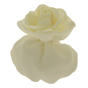 Sachet de confettis en touffe de fleurs ETM 13 cm Crème 12 pièces