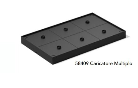 fade fade base ricarica lampada aladina 6 postazioni modulare nera ean 8016175584094