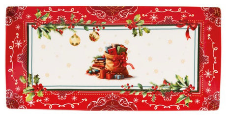 fade fade cadeaux vassoio rettangolare natalizio 315 x 155 cm rosso ean 8016175589730