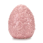 Fade Floral Egg Œuf décoratif 13,5 x 16,5 cm Rose