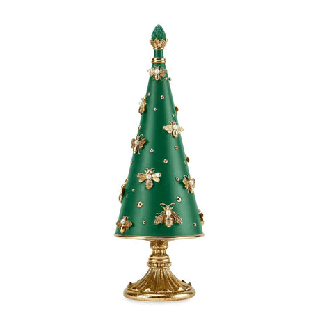 fade fade pearl tree verde albero natalizio 14 x 41 cm con api resina ean 8016175584681