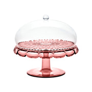 GUZZINI Présentoir à gâteau avec cloche Vanity Bio-Basé D 30 cm Rouge