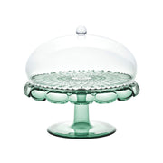 GUZZINI Support à gâteau avec cloche Vanity Bio-Based D 30 cm Vert