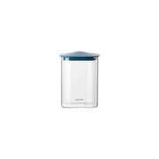 Bocal rectangulaire GUZZINI Fresh &amp; Style 1 000 ml, couvercle bleu