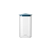 Bocal rectangulaire GUZZINI Fresh &amp; Style 1300 ml, couvercle bleu