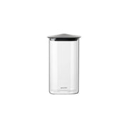 Bocal rectangulaire GUZZINI Fresh &amp; Style 1300 ml, couvercle noir