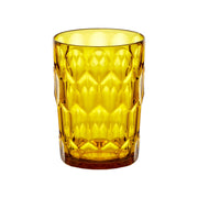 GUZZINI Verre à eau décoré 3 Vanity Bio-Based Jaune